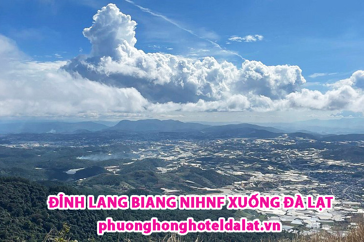 từ đỉnh labiang nhìn xuống tp.Đà Lạt
